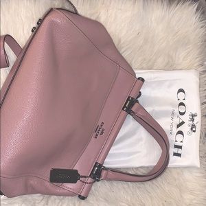 COPY - Dusty pink rose beautiful coach purse